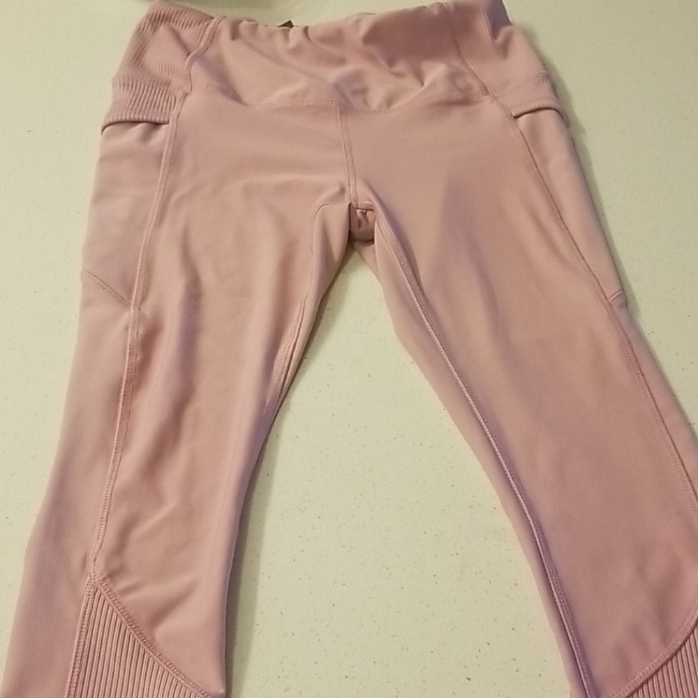 Pink workout pants